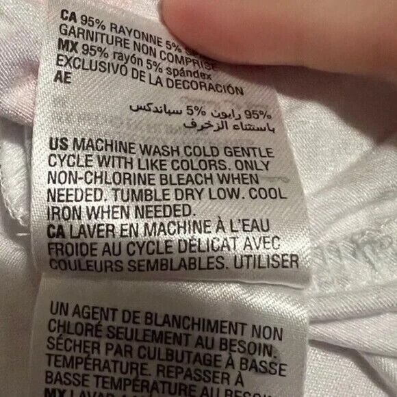 Charter Club White Blossoms Lace Short Sleeve PJ Set Extra Small NWT - Picture 6 of 6